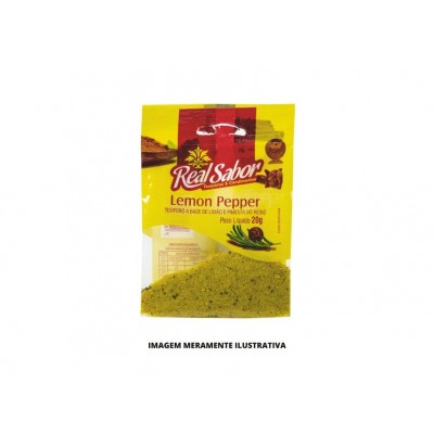 TEMPERO REAL SABOR LEMON PEPER 1X50X12G